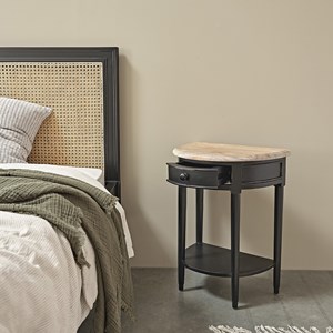 Table de chevet en bois d'acajou londres