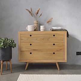 Commode mindi 3 tiroirs