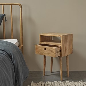 Table de chevet en mindi