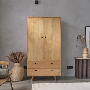 Armoire mindy 2 tiroirs 2 portes