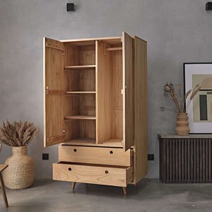 Armoire mindi 2 tiroirs 2 portes