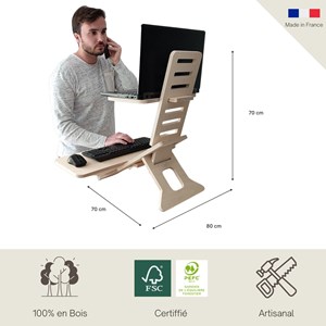 Xutik - poste de travail assis-debout