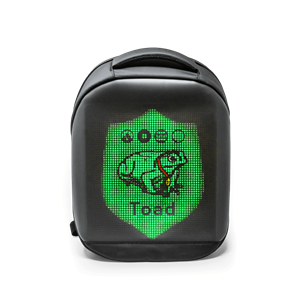 Sac à dos avec écran led pixel animé