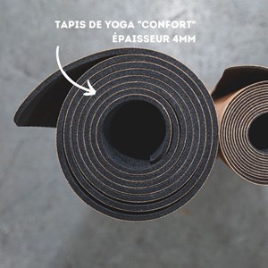 Tapis de yoga confort neutre