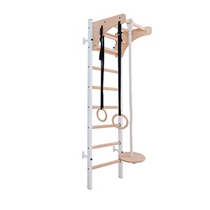 Benchk 212w espalier bois métal blanc