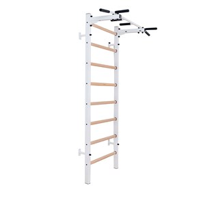 Benchk 221w espalier bois métal blanc