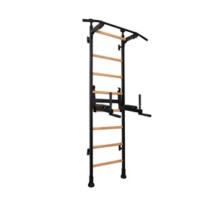 Benchk 512 espalier bois métal noir