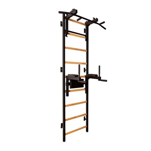 Benchk 712b espalier bois métal noir