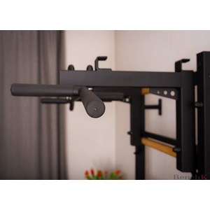 Benchk 713b espalier bois métal noir