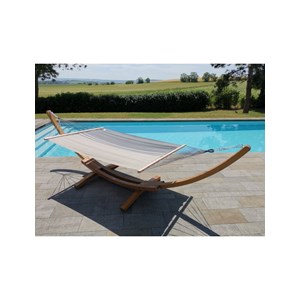 Hamac kouple anthracite taupe