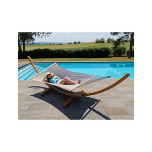 Hamac kouple anthracite taupe