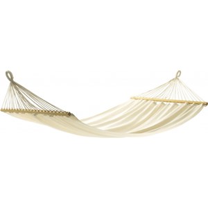 Hamac avec barres bois coloris écru certifié fsc 100% - kouple - 350x140cm