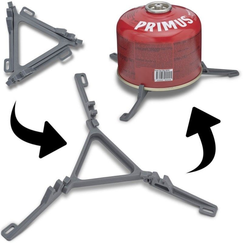 Support trépied pliable primus pour cartouche de gaz