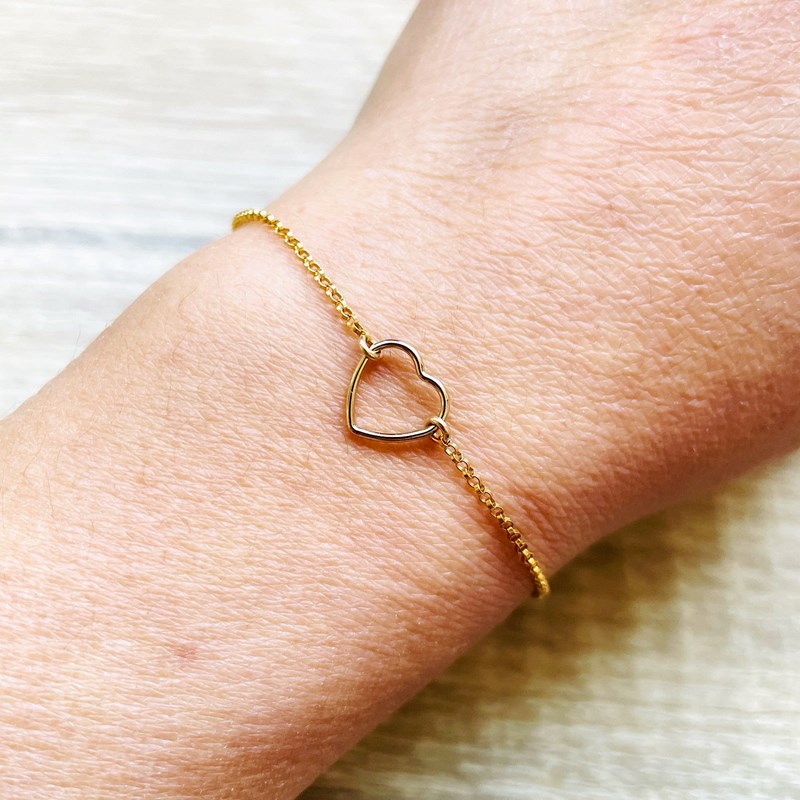 Ysie - Bracelet mon cœur or