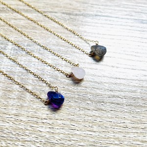 Collier trésor quartz rose