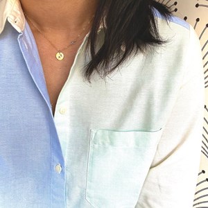 Collier astrée gémeaux perle blanche