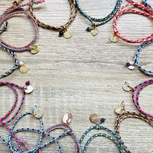 Bracelet grigri février améthyste violet