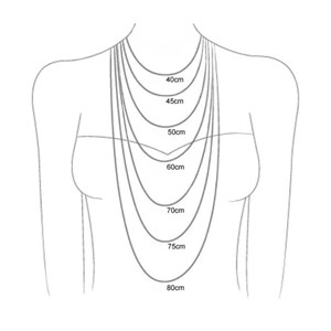 Collier diamond cristal de roche