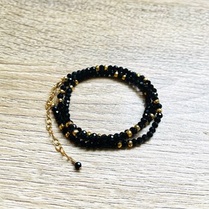 Collier 2 en 1 romy spinelle noire