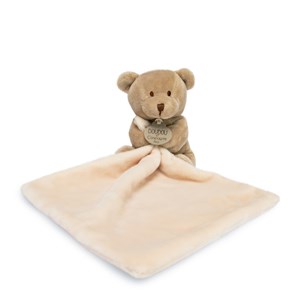 Doudou ours mouchoir boite fleur