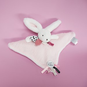 Happy blush doudou pompon rose