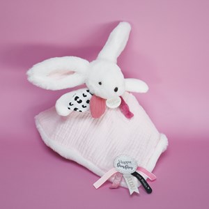 Happy blush doudou pompon rose
