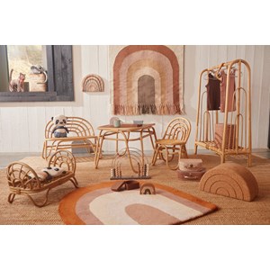 Tapis en laine et en coton mini