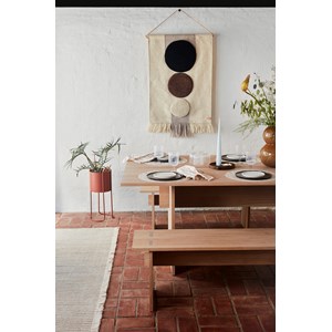 Tapis mural en laine et coton living