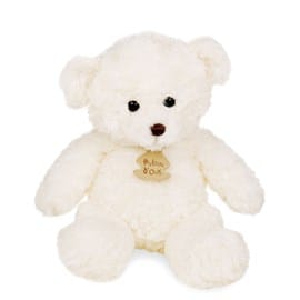 Peluche ours câlin crème 21 cm