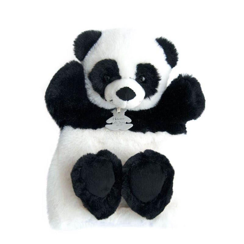 HISTOIRE D'OURS - Marionnette à main panda 25 cm