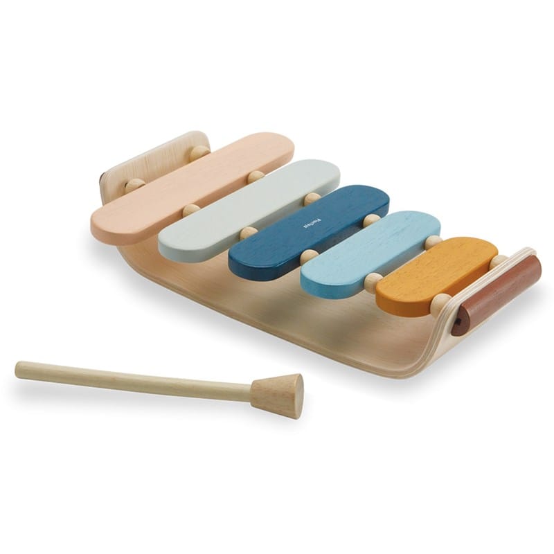 Xylophone en bois multicolore, 12 notes (389g) comme objets