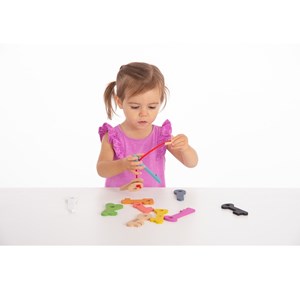 Clés de comptage en bois arc-en-ciel