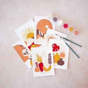 Kit diy - réaliser des peintures numéro