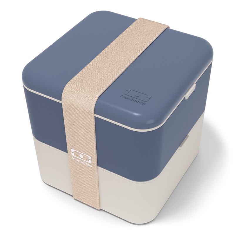 Monbento - Lunch box carrée 2x850ml bleu
