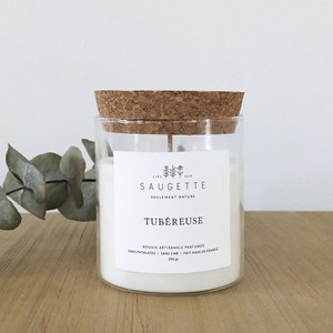 Tubéreuse - bougie artisanale parfumée