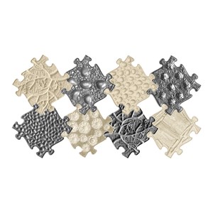 Set de dalles orthopédiques naturel