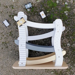 Cascade de voitures silver