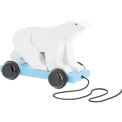 Vilac - Ours blanc à tirer pompon