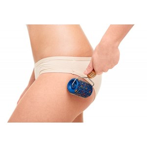 Roller de massage corps bleu