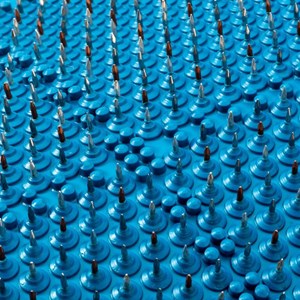Coussin d'acupression confort bleu
