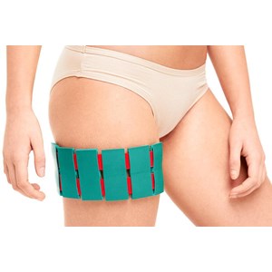 Ceinture d'acupression bleue