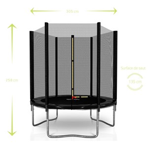 Trampoline deluxe ø305cm play4fun