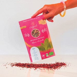 Maté hibiscus citronnelle bio - 70g