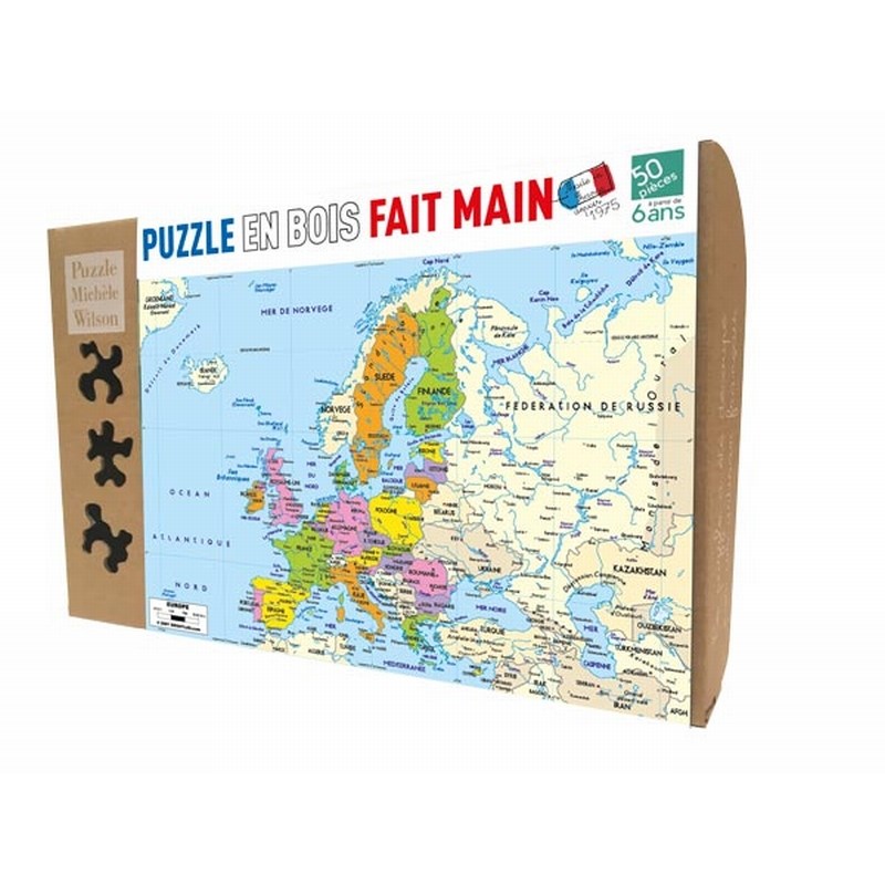 Puzzle Michèle Wilson - Carte d'europe