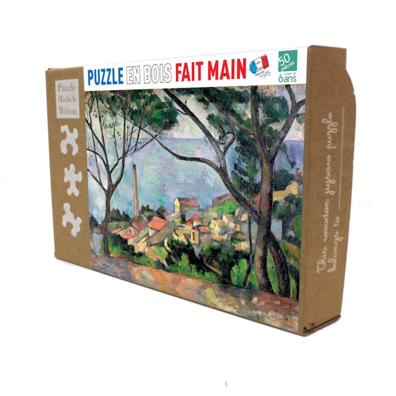 Vue sur l'estaque de paul cézanne