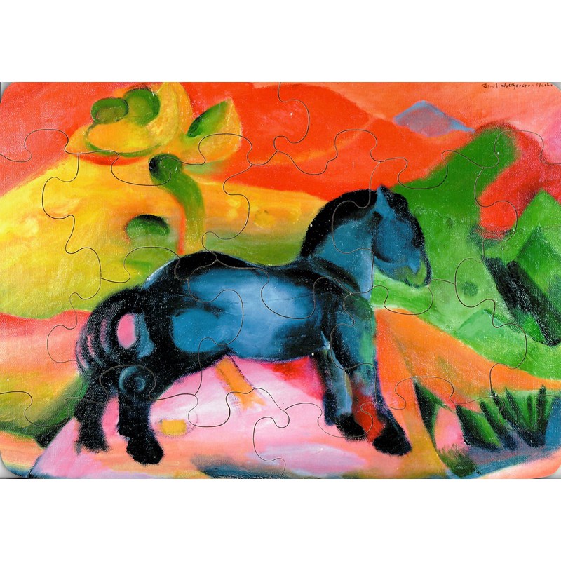 Puzzle Michèle Wilson - Cheval bleu de franz marc