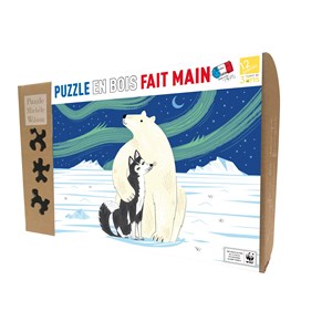 L'ours et le husky d'olivier lake