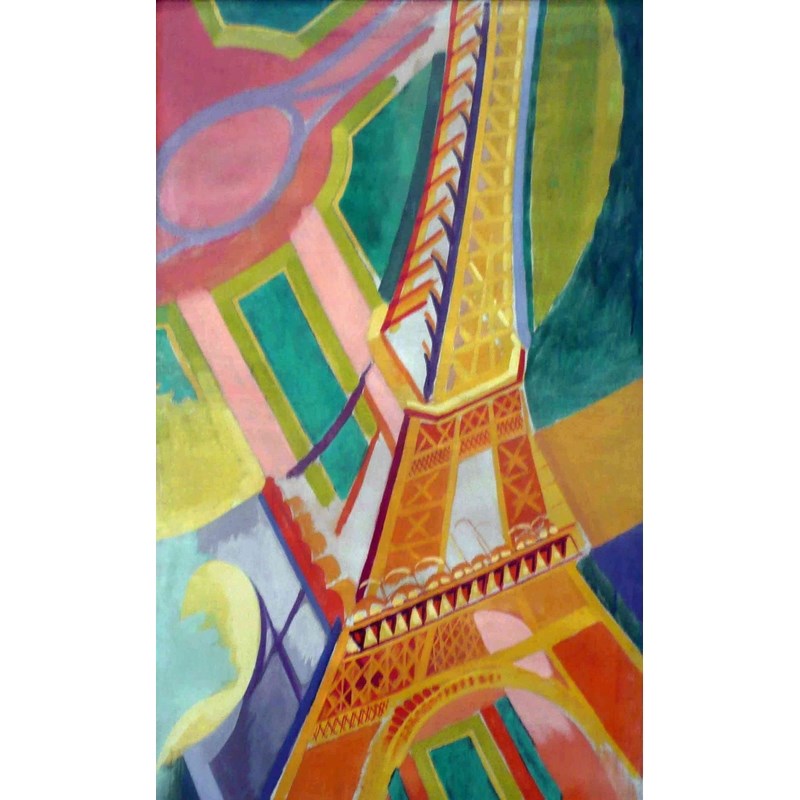 Puzzle Michèle Wilson - Tour eiffel de delaunay