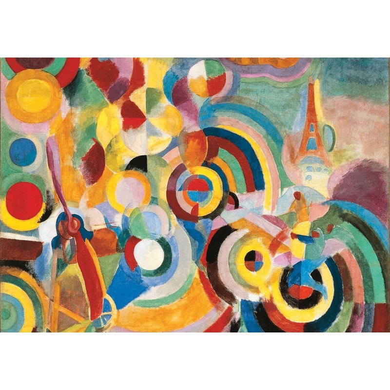 Puzzle Michèle Wilson - Hommage à blériot de delaunay
