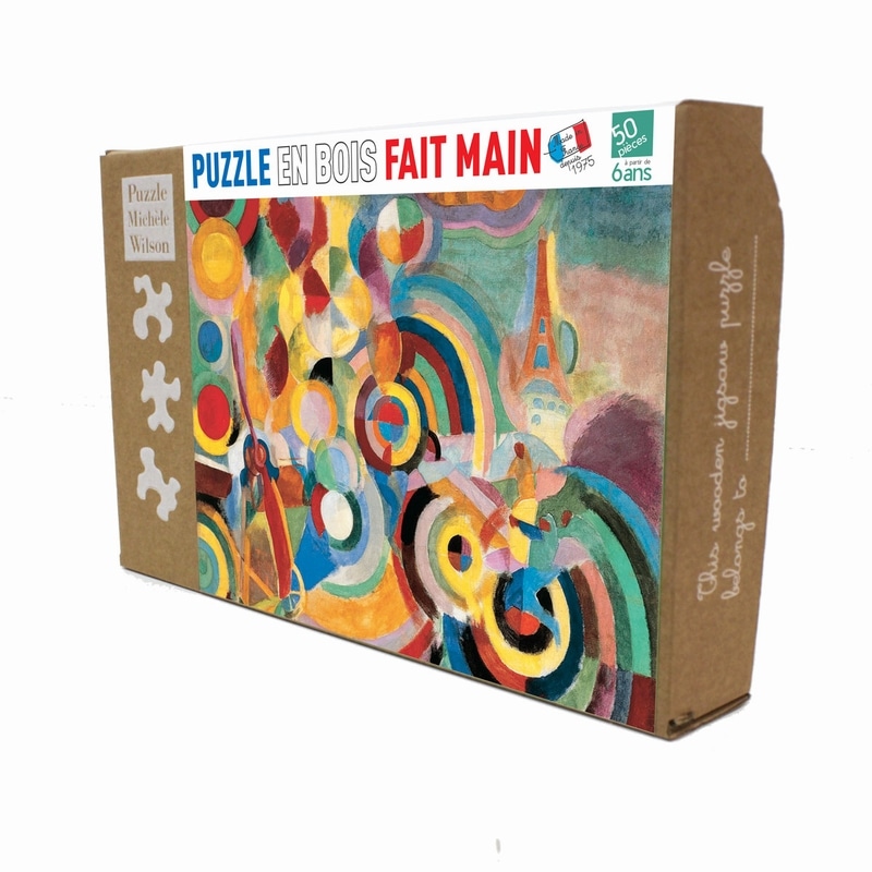 Puzzle enfant en bois : Robert Delaunay : Tour Eiffel